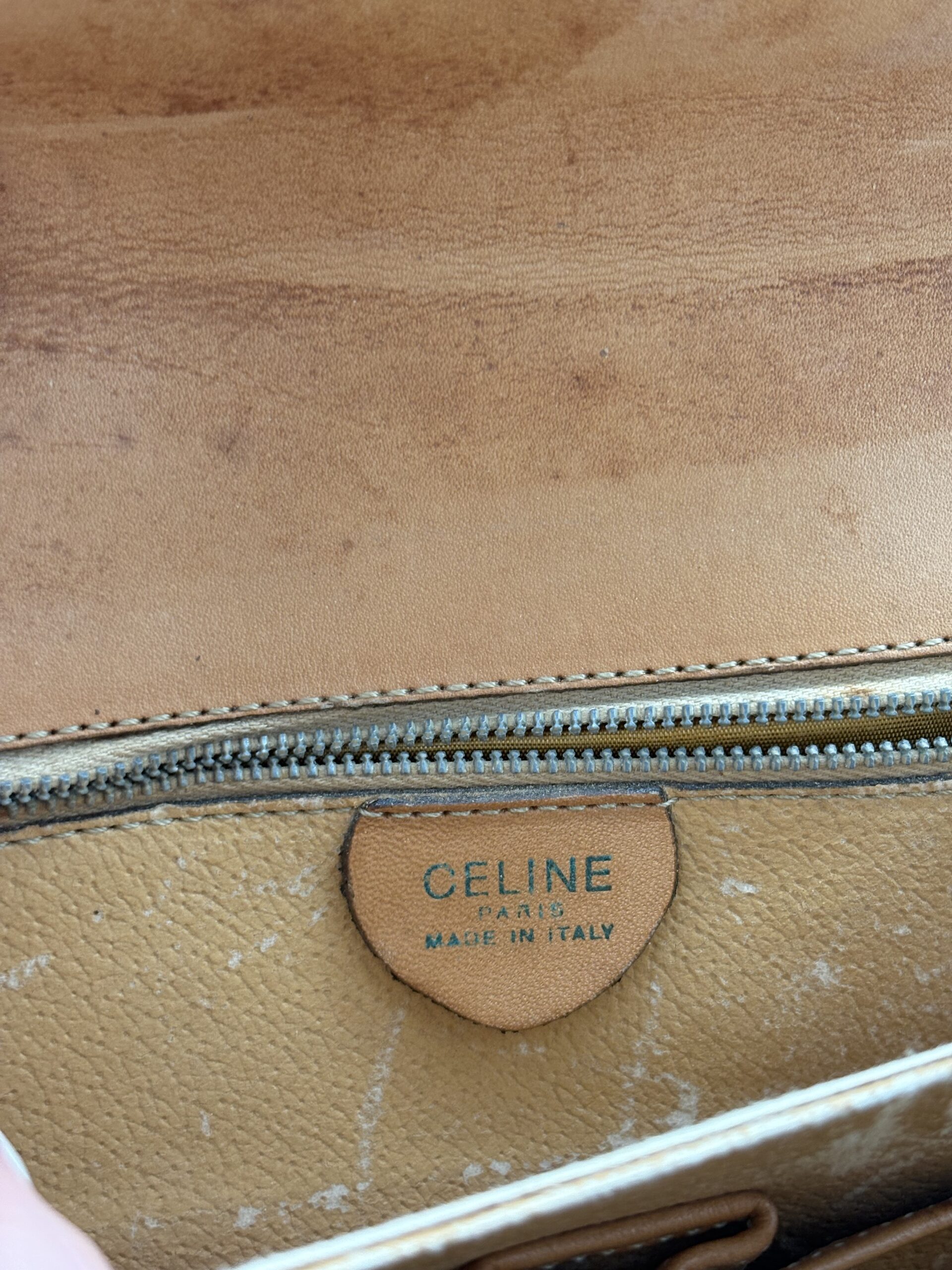 Celine Macadam Triomphe Crossbody Bag Brown - Image 3