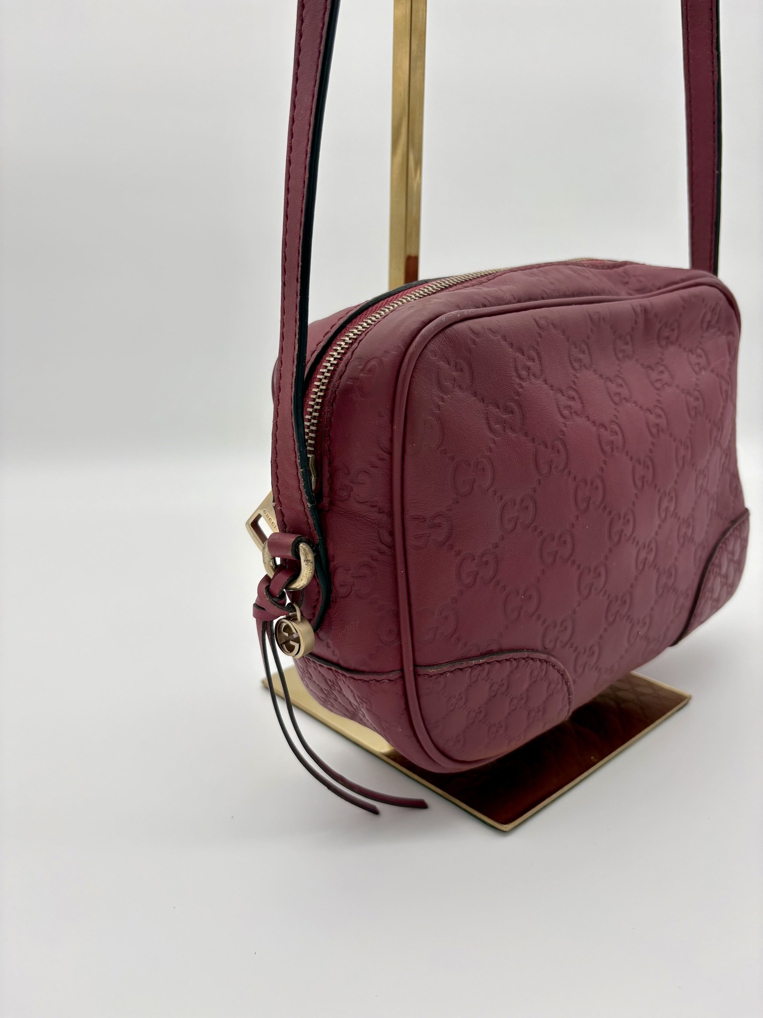 Gucci Guccissima Bree Crossbody Bag - Image 14
