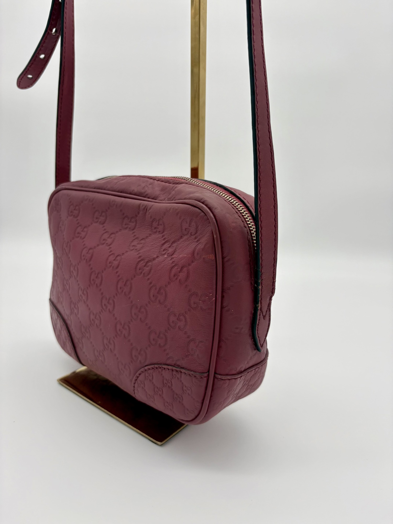 Gucci Guccissima Bree Crossbody Bag - Image 13