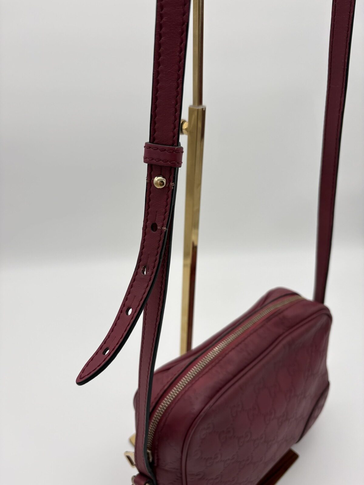Gucci Guccissima Bree Crossbody Bag - Image 11