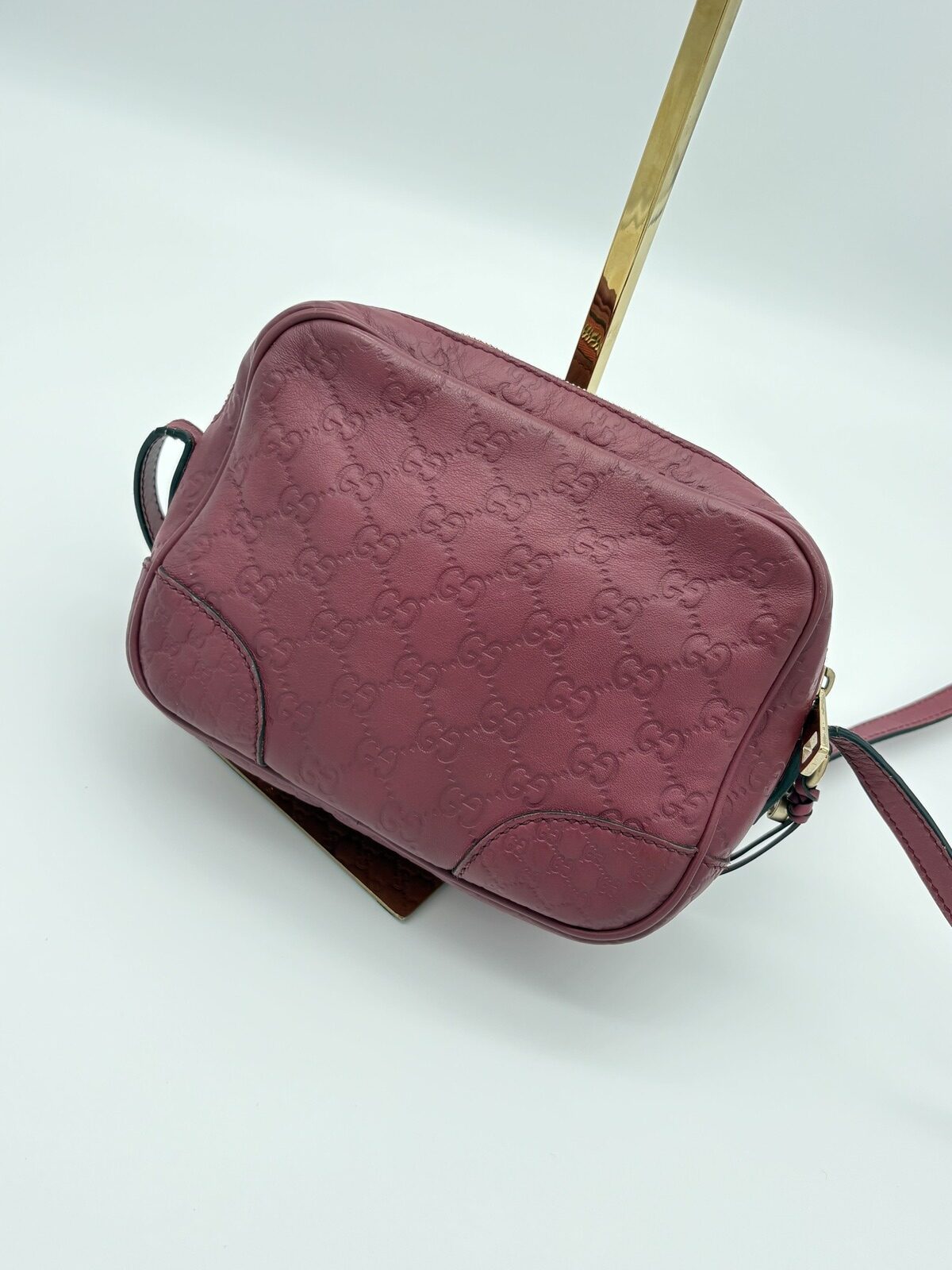 Gucci Guccissima Bree Crossbody Bag - Image 9