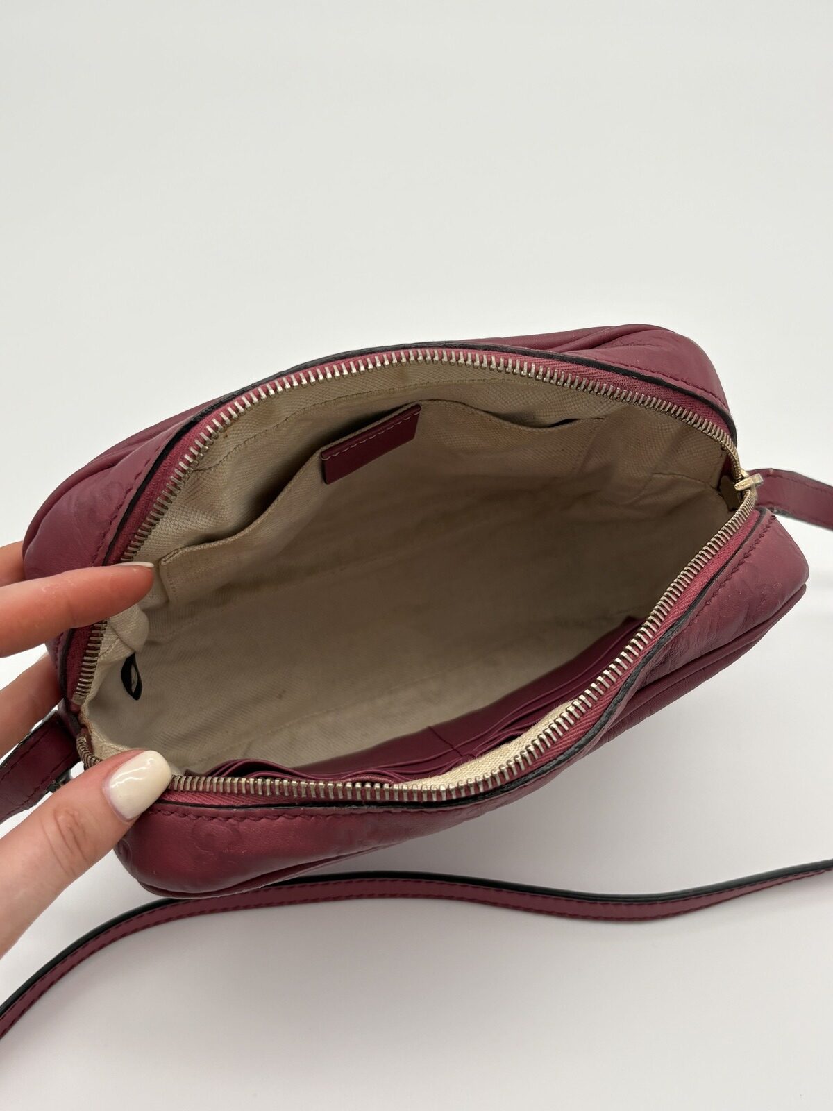 Gucci Guccissima Bree Crossbody Bag - Image 7