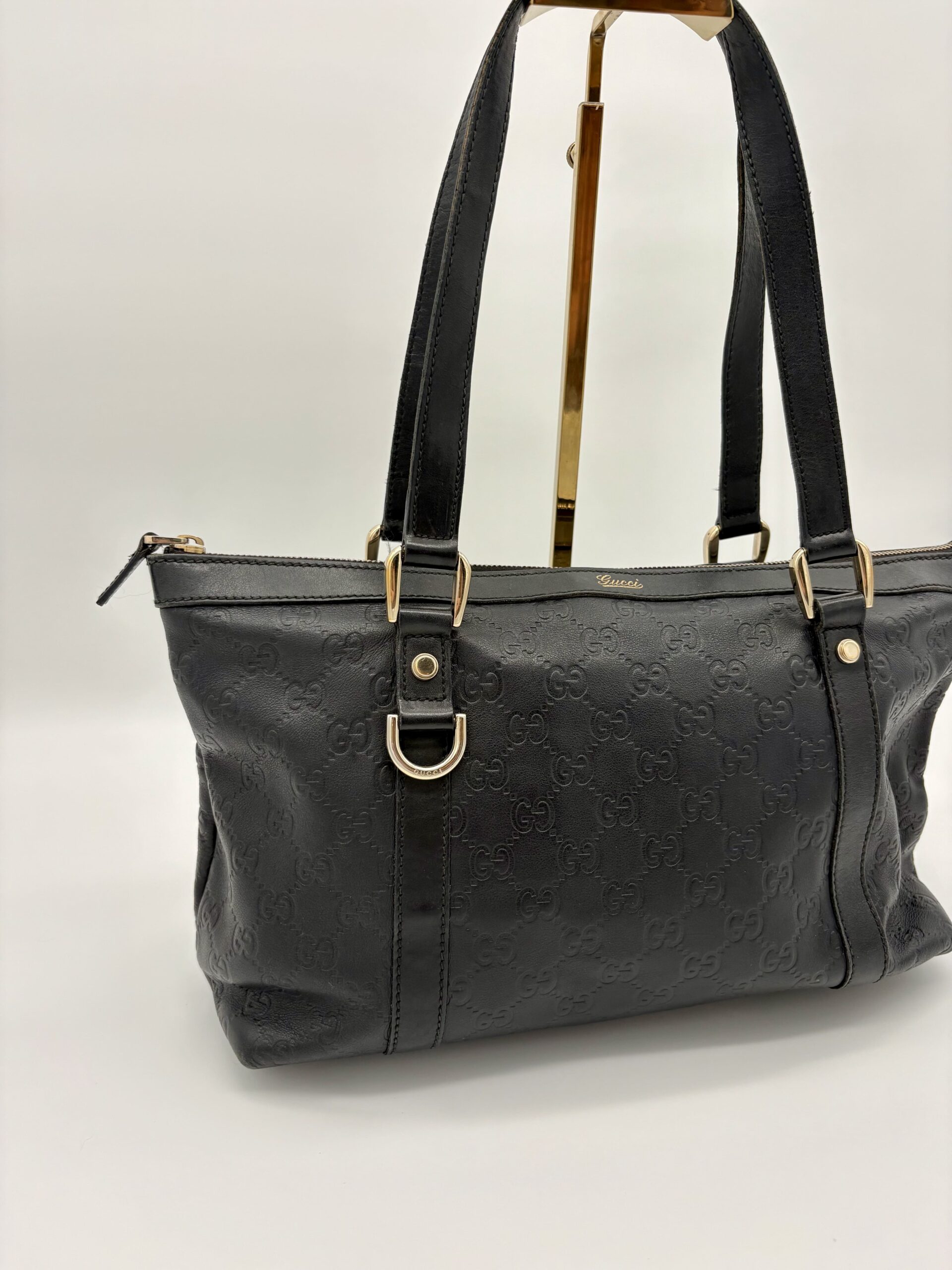 Gucci Guccissima Abbey D-Ring Shoulder Bag - Image 10