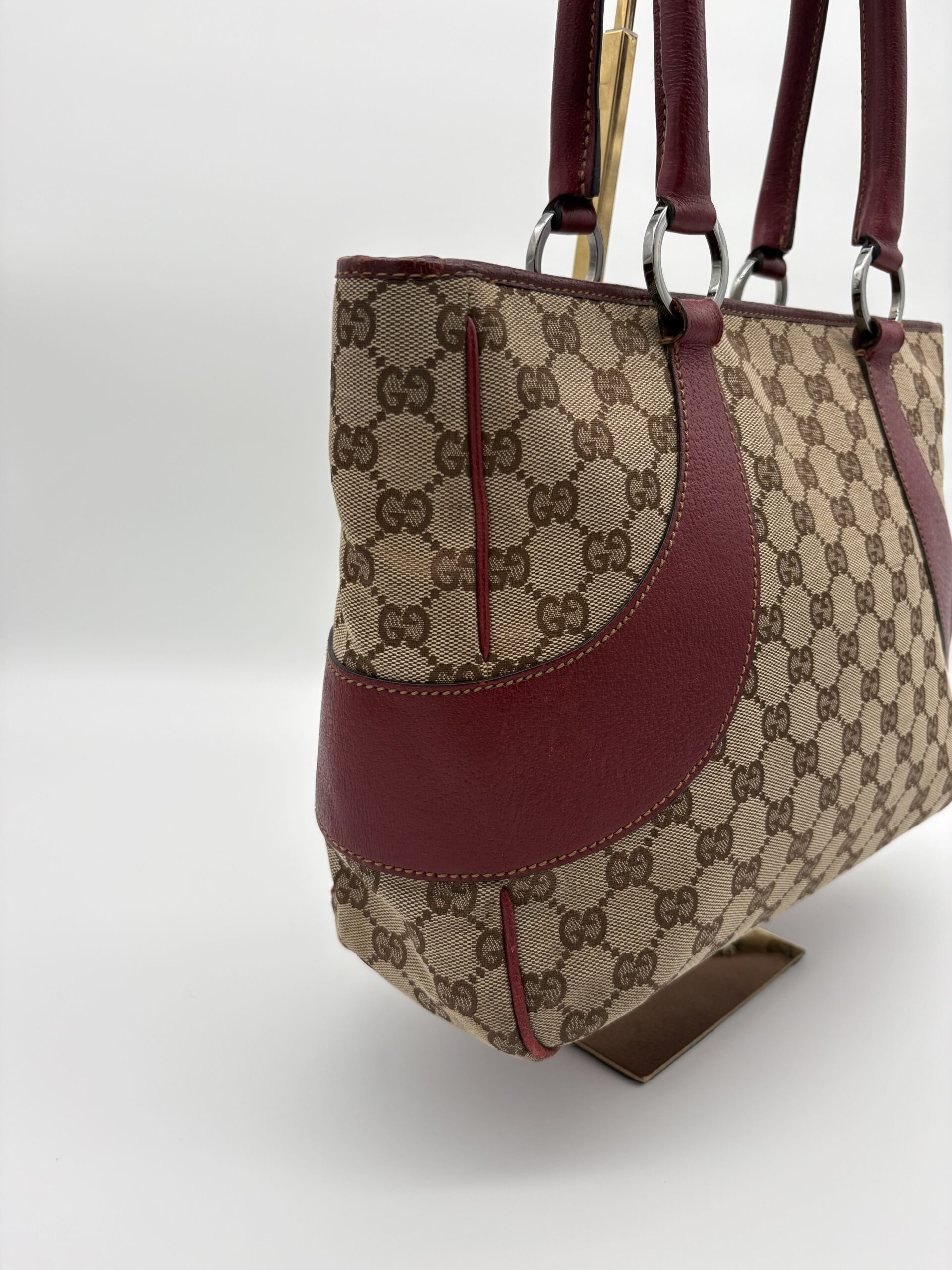 Gucci GG Canvas Shoulder Bag - Image 10