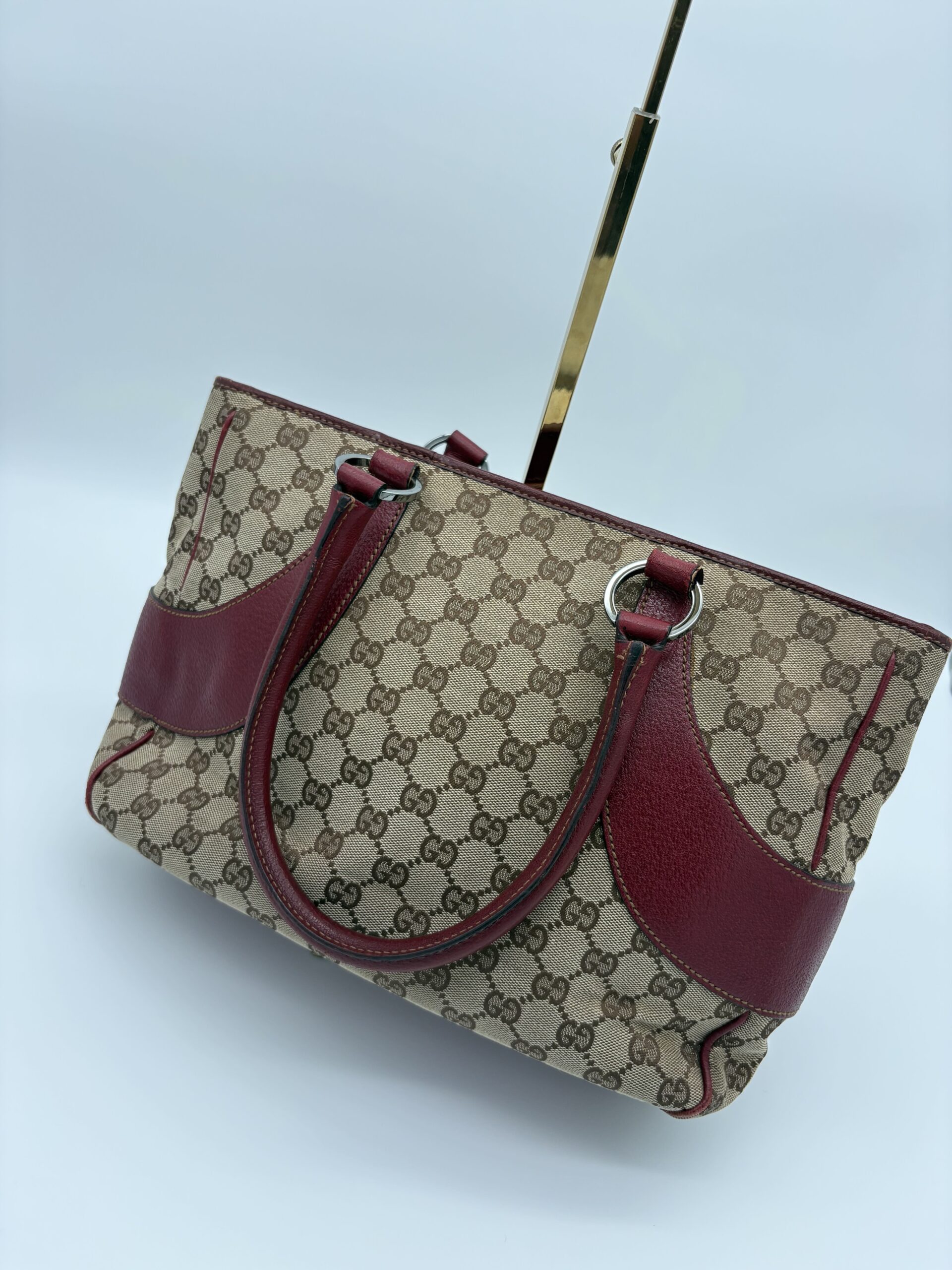 Gucci GG Canvas Shoulder Bag - Image 9